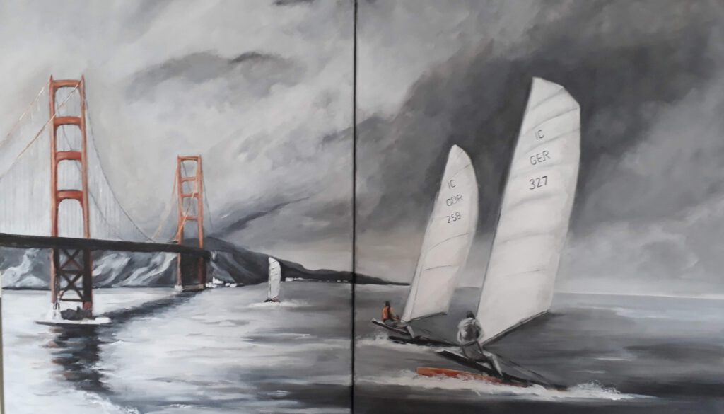 Golden Gate Diptychon 70 x 100 cm