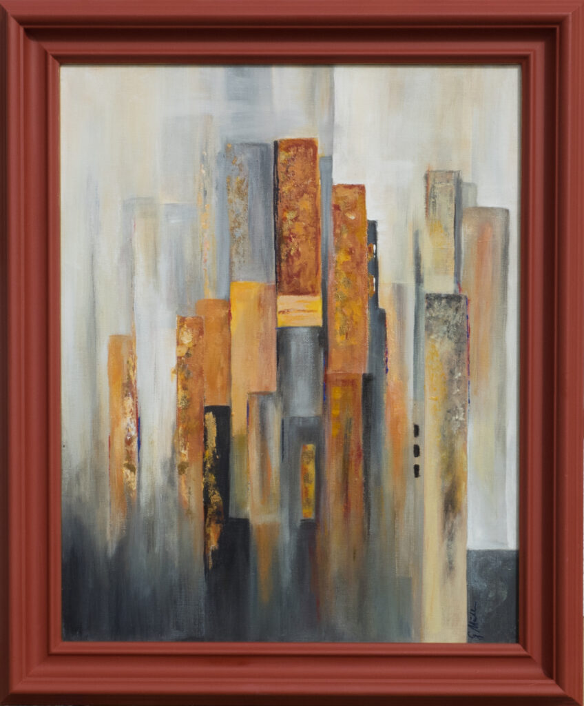 AaL_Abstrakt_Skyline 50 x 60 cm