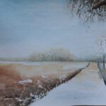 Aq_L_Winterlandschaft 30 x 40 cm